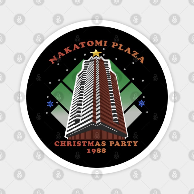 nakatomi christmas party Magnet by BigM89